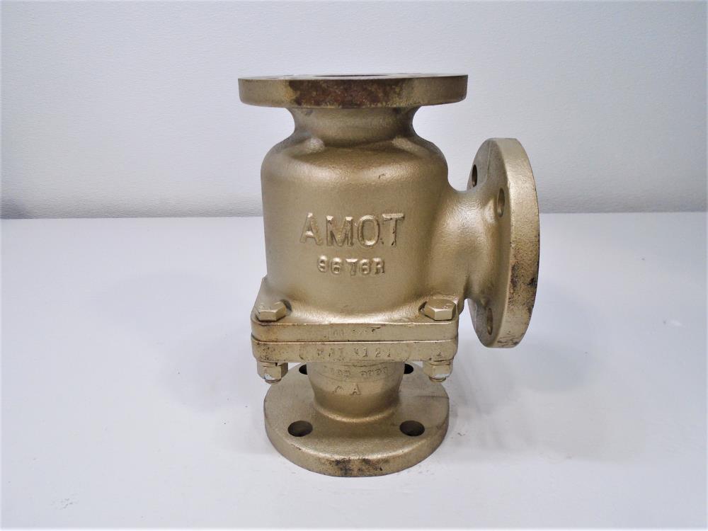 Amot Controls 2" Carbon Steel 3-Way Thermostatic Control Valve, 2BFCF12001